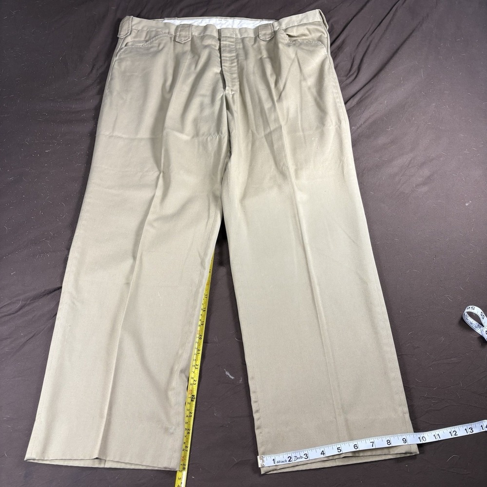 Vintage Dickson Jenkins Khaki Western Pants Mens USA Made Snap Pocket Chino